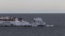 Lake Superior North Shore, Ice-Covered Rock Outcropping