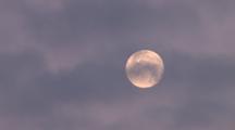 Winter Moon, Clouds Rolling Across Face