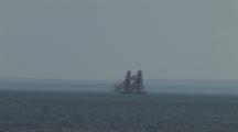 Tall Masted Sailing Ship, Sailing In Lake Superior