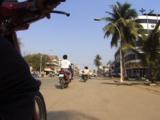 Pov Tracking Shot From Motorbike Phonm Penh