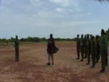 Spla Soldiers Drilling. Southern Sudan