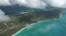 Aerial Tropical Island