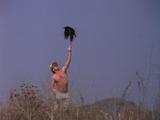 Crow Released From Handler, Flies Away